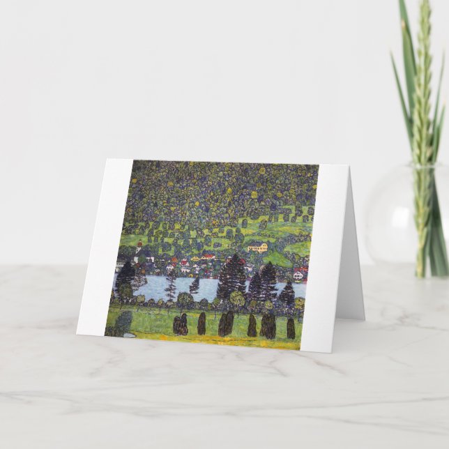 Carte Au Lac Atter, Gustav Klimt (Devant)