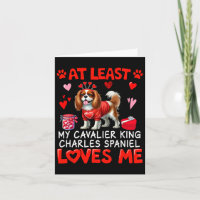 Au moins Cavalier King Charles Spaniel m'aimant V