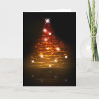 Carte au néon d'arbre