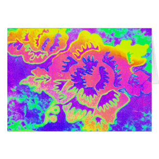 Carte au néon d'imaginaire