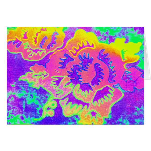 Carte au néon d'imaginaire (Devant horizontal)