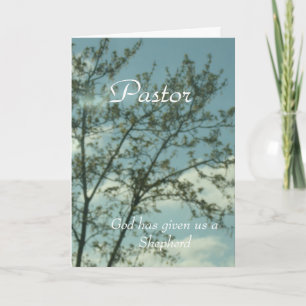 Carte Au pasteur