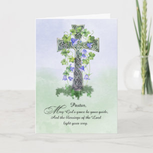 Carte Au Pastor Jour de la Saint Patrick Celtic Cross Sh
