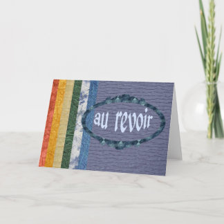 Carte Au Revoir