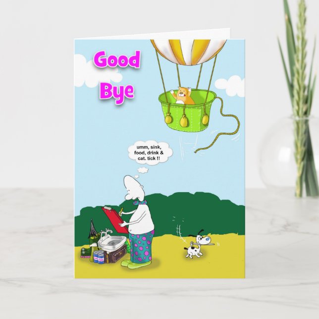 Carte au revoir (Devant)