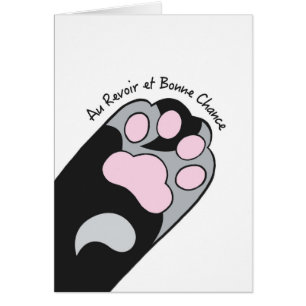 Carte Au Revoir Et Bonne Chance