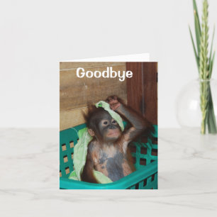 Carte Au revoir, tu vas manquer