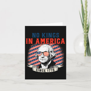 Carte Aucun Rois En Amérique Depuis 1776 Anti Trump Tee