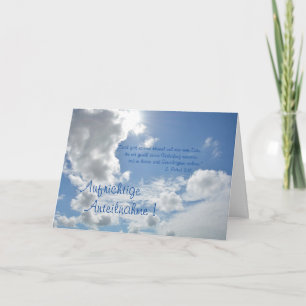 Carte Aufrichtige Anteilnahme - mit Spruch aus der Bibel