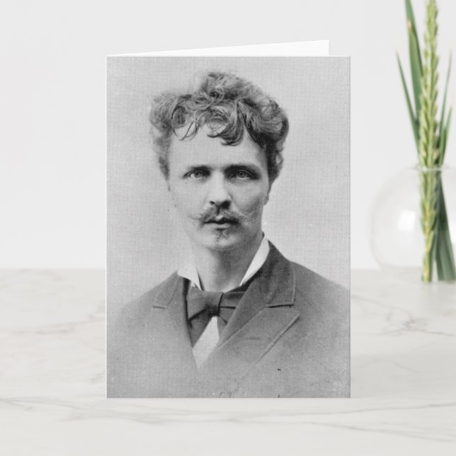 Carte August Strindberg, le 1er janvier 1884 (Devant)