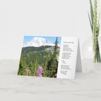 Carte Aujourd'hui, c'est un bon jour...Inspirationnel