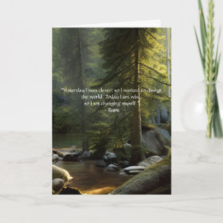 Carte Aujourd'Hui Je Suis Sage Citation Rumi Pittoresque