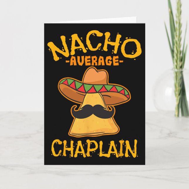 Carte Aumônier Nacho Moyen Mexicain Fête De Cinco De May (Devant)