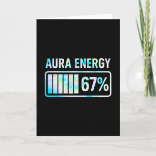 Carte Aura Energy 67 67 Six Seven Mème 