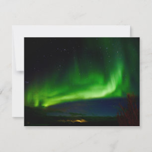 Carte Aurora Borealis Couleurs Le Ciel Nocturne