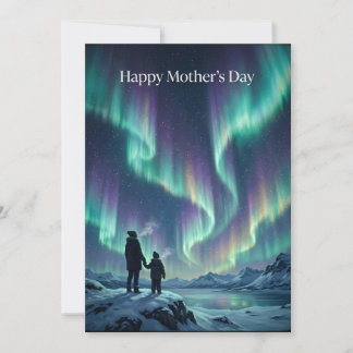 Carte "Aurora — Fête des mères des lumières boréales