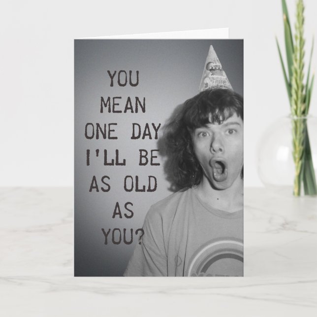 Carte Aussi vieux que toi (Devant)