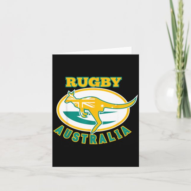 Carte Australia Rugby, Wallabies Rugby Jersey, Australia (Devant)