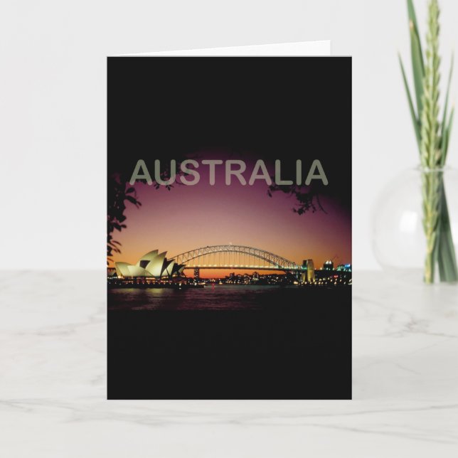 Carte Australie (Devant)