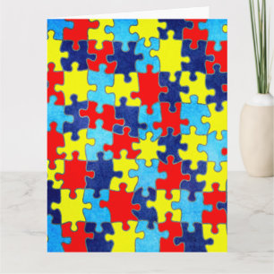 Carte Autism Awareness-Puzzle by Shirley Taylor