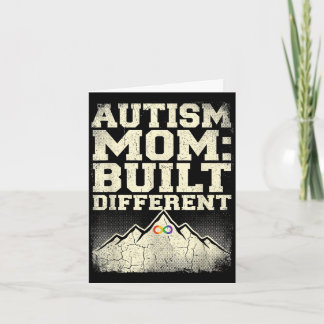 Carte Autism mom love support autism awareness 