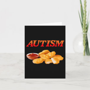 Carte Autisme Alimentation Amoureux Poulet Nugget Foin