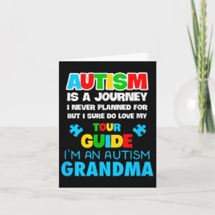 Carte Autisme Grandma Neurodivergent Étaler le support