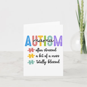 Carte Autisme Mama Définition Maman A Souvent Souligné U