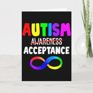 Carte Autisme Rouge Au Lieu Acceptation Pas Sensibilisat