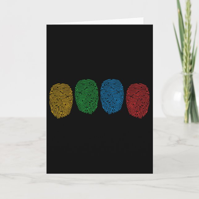 Carte Autisme Sensibilisation Neurodiversité Empreinte d (Devant)