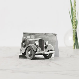 Carte Auto Note vintage