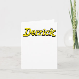 Carte Autocollant de la chemise Derrick Fan