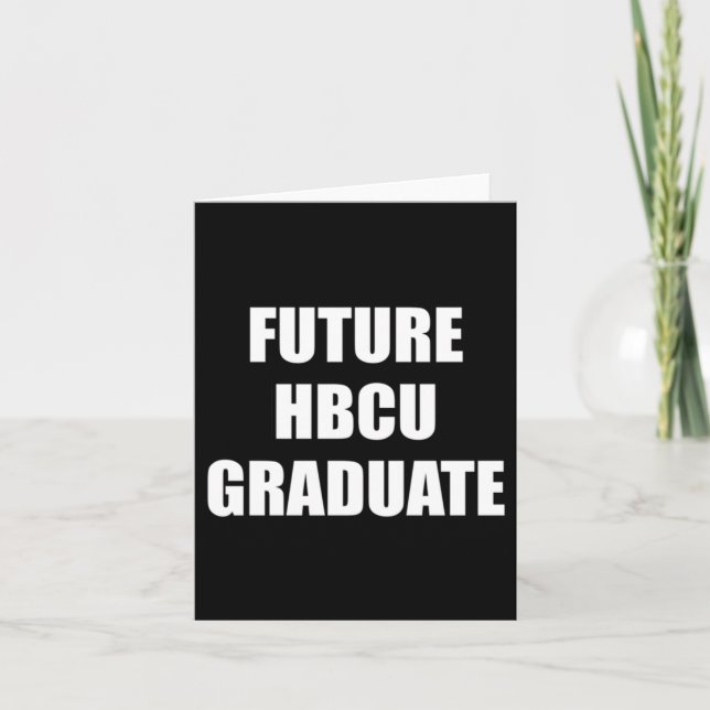 Carte Autocollant Hbcu Graduate (Devant)