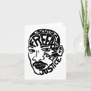Carte Autocollant M. Luther King 
