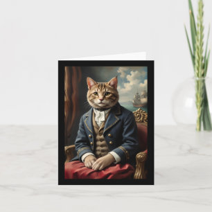 Carte Autocollant maritime Meow