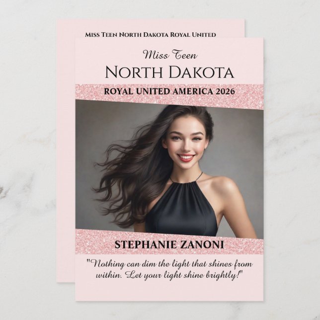 Carte Autographe pour les participants | Parties s (Devant / Derrière)