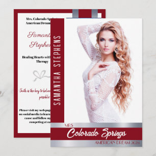 Carte Autographe Red Shine pour les participants
