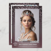 Carte Autographique Sparkle Pageant de minuit | Co