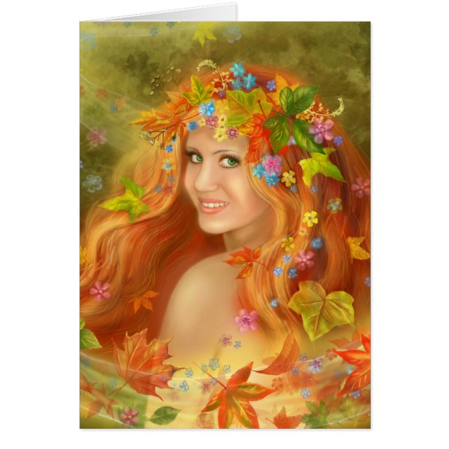 Carte "Automne" (Devant)