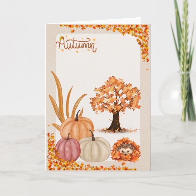 Carte Automne (Devant)