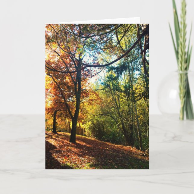Carte Automne après-midi (Devant)