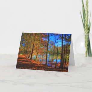 Carte Automne au lac