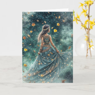 Carte Automne Automne Equinoxe Bohème Inspiré Enfant