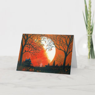 Carte Automne, automne, paysage, saisonnier, feuille, ci