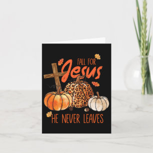 Carte Automne Christian Thanksgiving Automne de Jésus He
