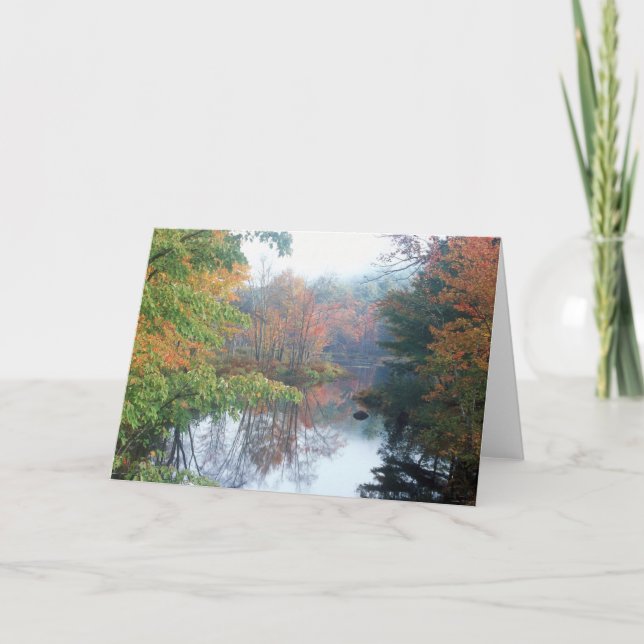 Carte Automne de la rivière Tully (Devant)