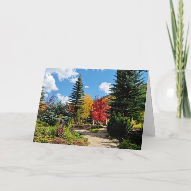 Carte Automne de Vail (Devant)