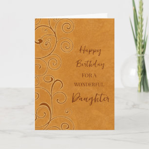 Carte Automne Filles Fille Anniversaire