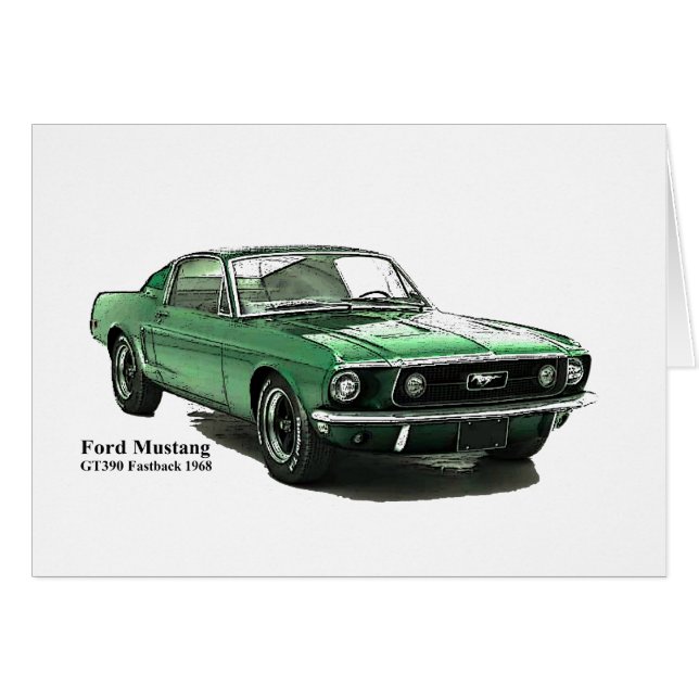 Carte automobile classique (Devant horizontal)