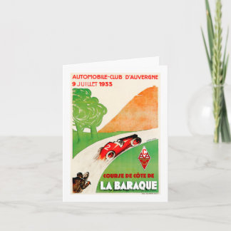 Carte Automobile Club ~ Vintage Car Advertisement